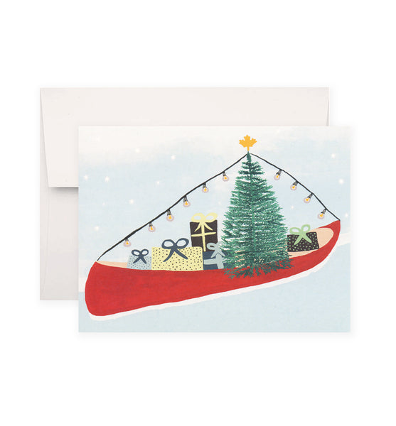 Holiday Canoe | Merry & Bright Holiday Boxed Cards Sale