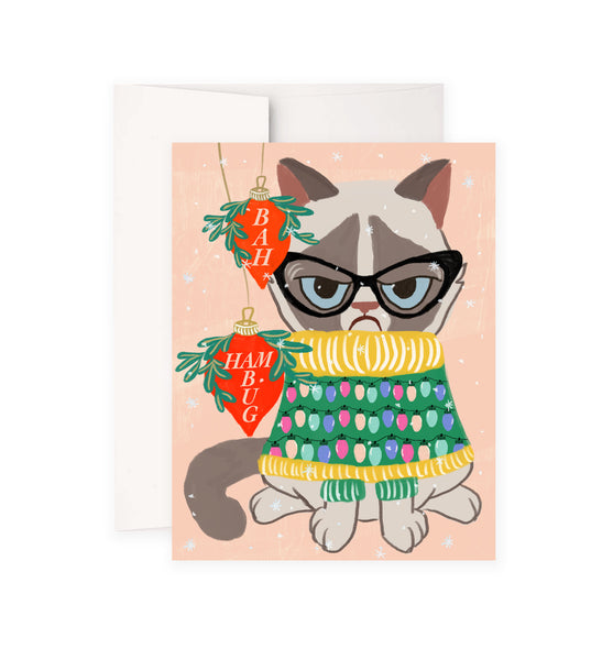 Grumpy Cat Bah Humbug | Merry & Bright Holiday Boxed Cards Sale