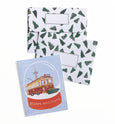 Happy Holidays Vintage Streetcar | Merry & Bright Holiday Sale Greeting Cards
