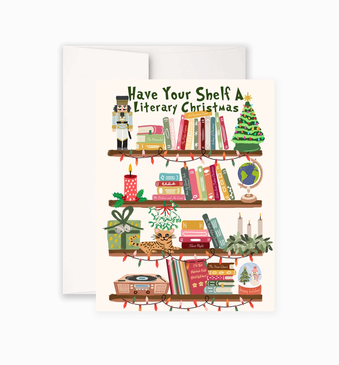 Have Your Shelf A Literary Christmas | Merry & Bright Holiday Boxed Cards Sale