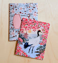 Cherry Blossoms and Crane