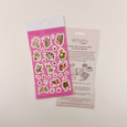 Vintage Orchid Vinyl KissCut Sticker – Botanical Floral Decal