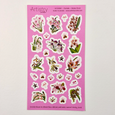 Vintage Orchid Vinyl KissCut Sticker – Botanical Floral Decal