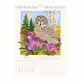 2027 Birds & Blooms of Canada Wall Calendar – Canadian Birds & Provincial Wildflowers | Nature Art Calendar