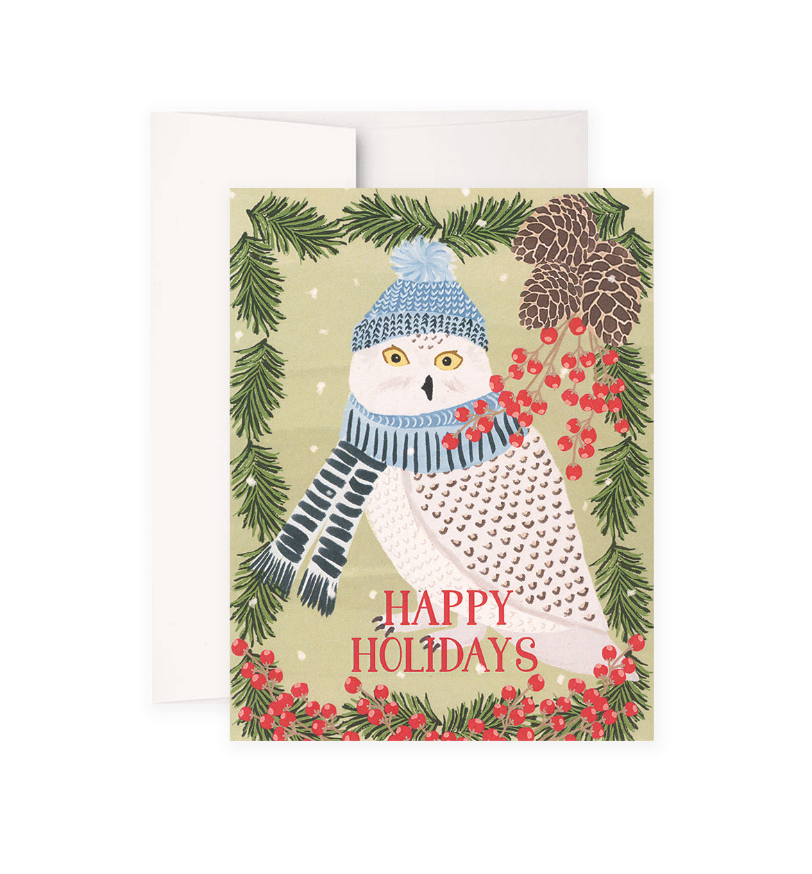 Snowy Owl Happy Holidays | A Jolly Good Sale
